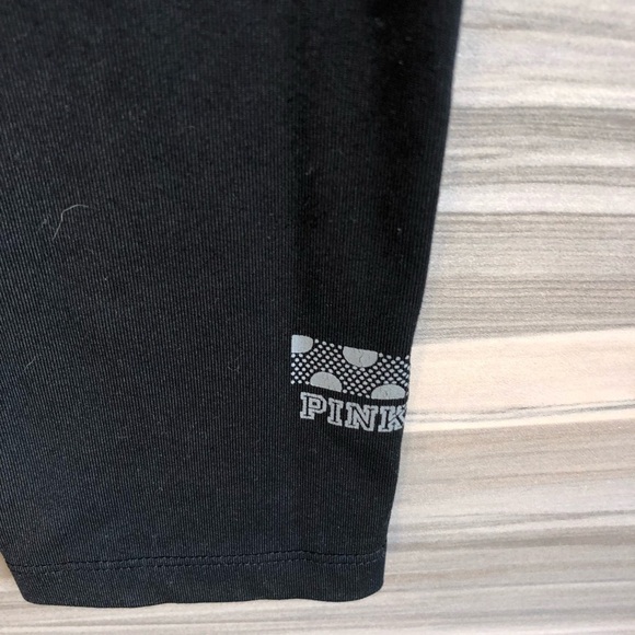 Pink Victoria’s Secret tropical leggings size small blue stretchy workout pants​ - Picture 2 of 7